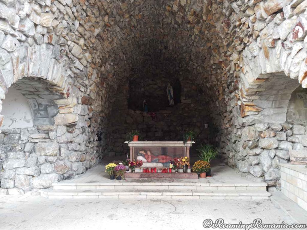 Lourdes Grotto Cave Behind the Basilica