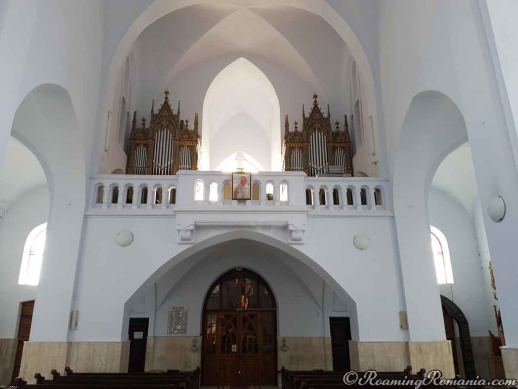Basilica Assumption in Cacica Choir Balcony and Organ