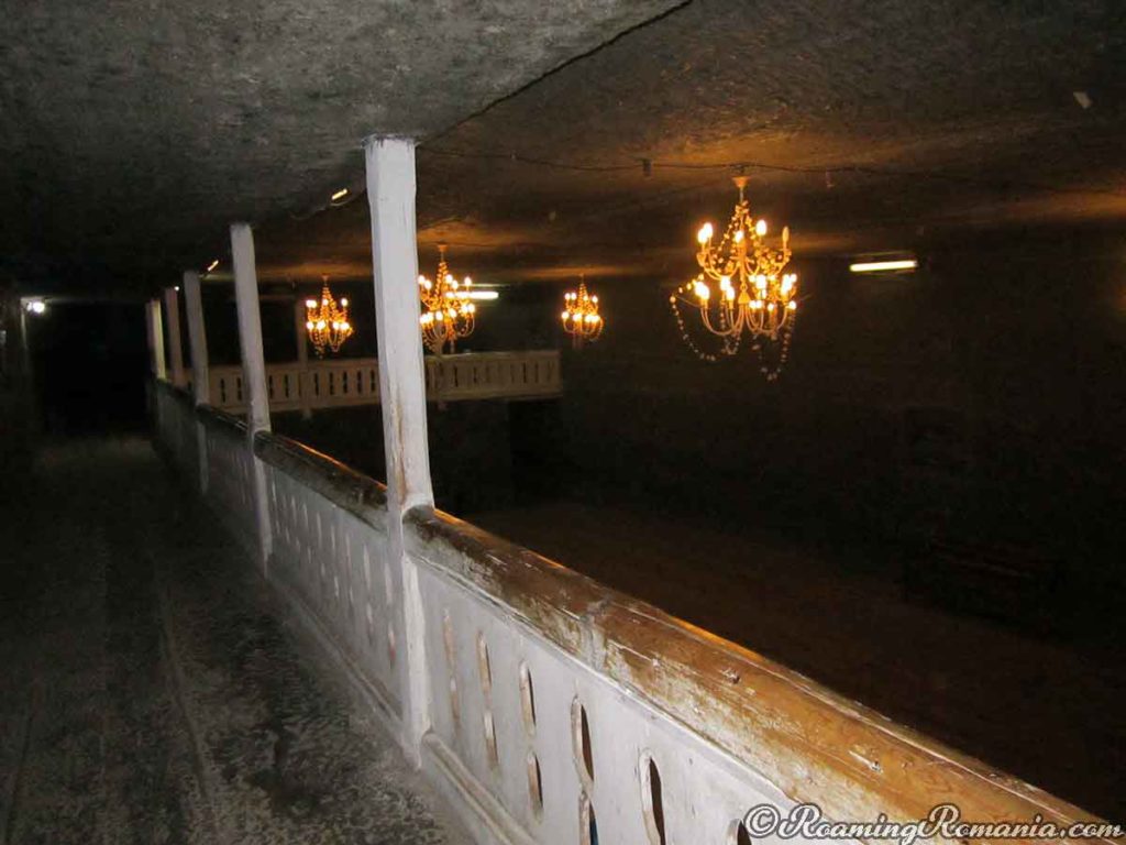 Ballroom Balcony Inside the Cacica Salt Mine