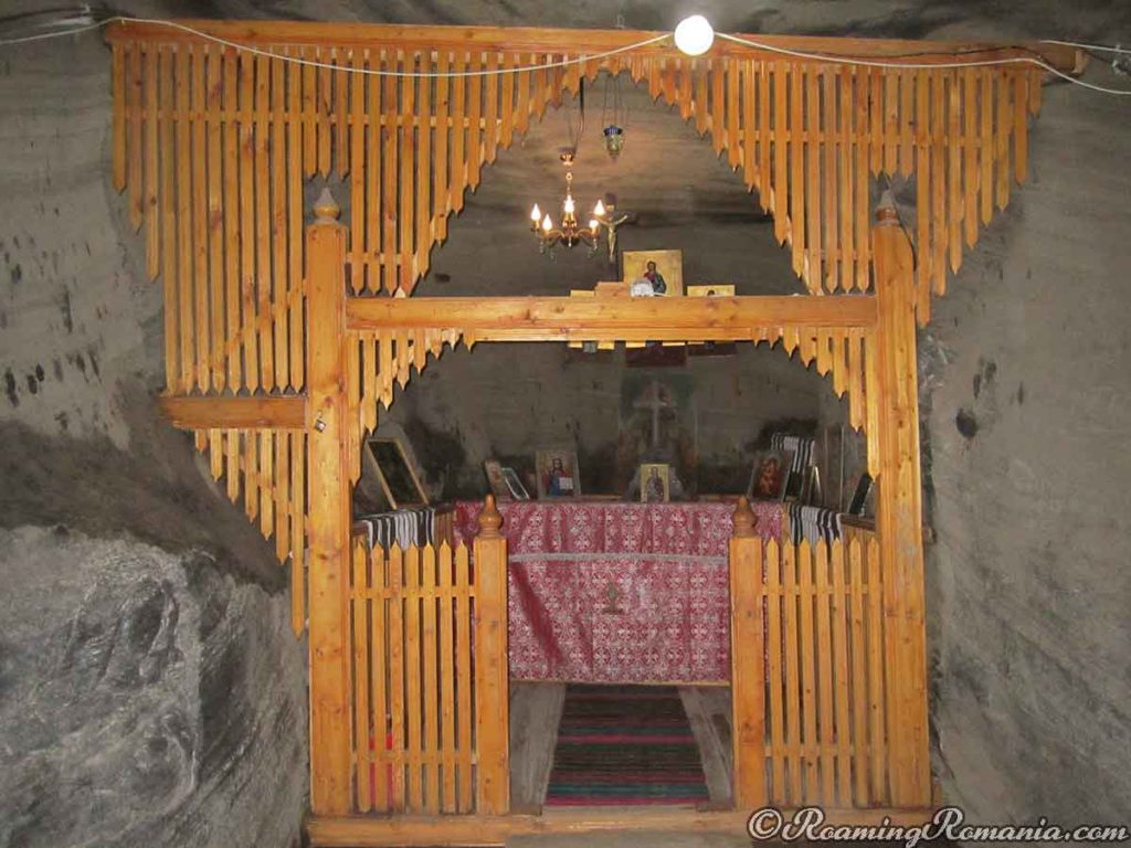 Orthodox Chapel Inside the Cacica Salt Mine