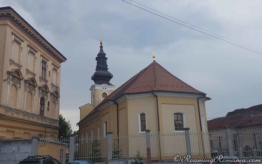 Back of the Serbian St. George Church in Timisoara